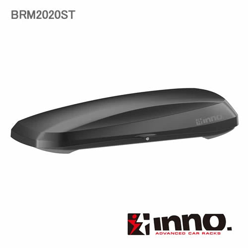 INNO ルーフボックス BRM2020ST マットブラック エアロベース対応 大容量 車載 収納 スタイリッシュ 両開き カーメイト 正規品※沖縄/離島/一部地域別途大型送料/日時指定不可