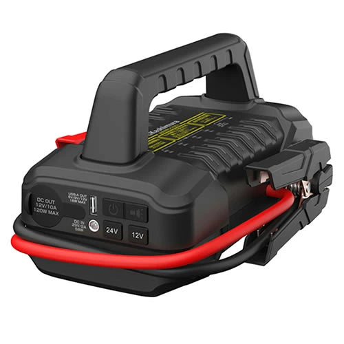 カシムラ KD-245 24V対応 大型ジャンプスターター 56000mAhのリチウムバッテリー内蔵