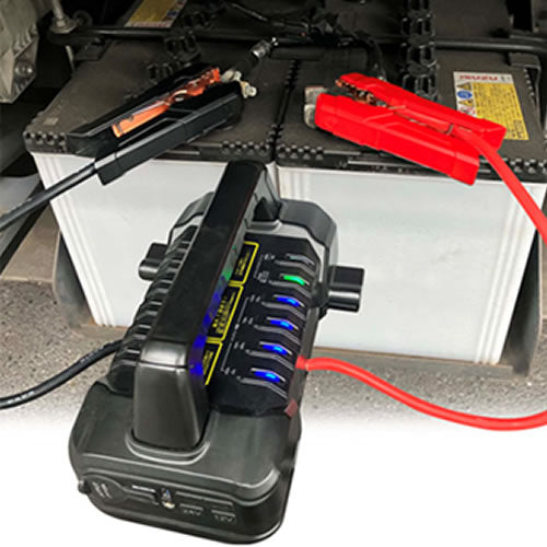 カシムラ KD-245 24V対応 大型ジャンプスターター 56000mAhのリチウムバッテリー内蔵