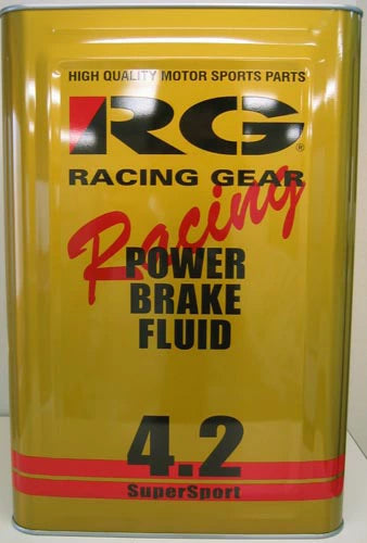 ＲＧ（レーシング・ギア） パワーブレーキフルード4.2（ＤＯＴ4ベース） 18リットル缶 RGP-4218